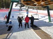 Assistance when boarding the chairlift