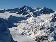 View of the Pitztal Glacier from the Tiefenbachferner