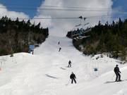 Challenging slope on the south side