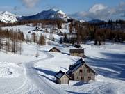 Tauplitzalm village at the ski area