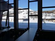 View from the 'Kafeteria' over the slopes