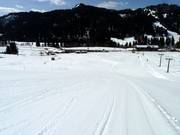 Easy slope at the Raubachlift at the Riedbergerhorn valley station
