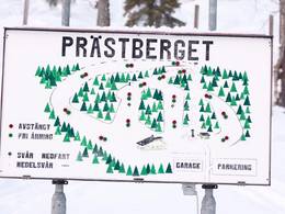 Trail map Prästberget