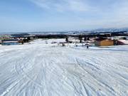 Easy slope at the Eschach ski lifts