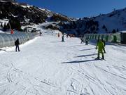 Practice area with covered conveyor belts in Ampriu