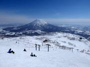 View of the ski resort of Niseko United