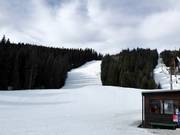 Slope at the double chairlift