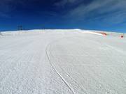 Groomed slope at Pala di Santa