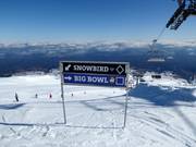 Slope signage in the Tūroa ski area