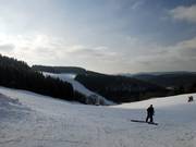 View from the edge of the village over the Kapellenhang to the Steilhang