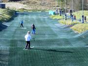 The dry slope of Pendle Ski Club