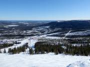 View over the Stöten ski area