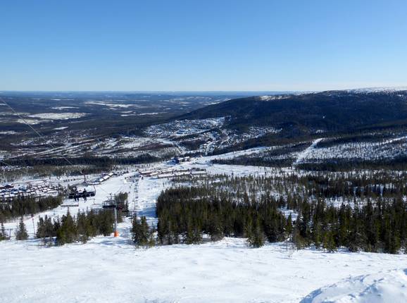 View over the Stöten ski area