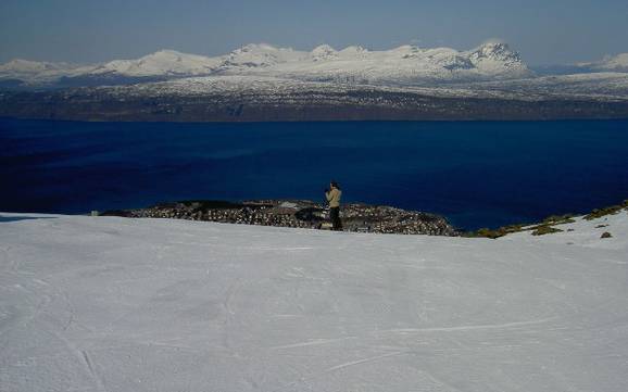 Nordland: size of the ski resorts – Size Narvikfjellet – Narvik