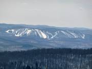 View of the Mont Blanc ski area