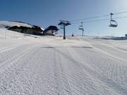 Freshly groomed slope in Hovden