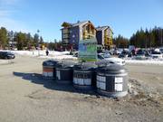 Waste separation in the Levi ski resort