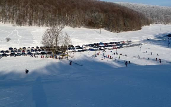 Esslingen: access to ski resorts and parking at ski resorts – Access, Parking Pfulb – Schopfloch (Lenningen)