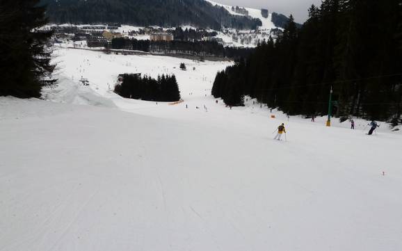 Highest base station in the Staré Hory Mountains (Starohorské vrchy) – ski resort Donovaly (Park Snow)