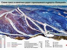 Trail map Teletskiy