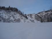 Easy slope in the Naspa Ski Garden ski resort