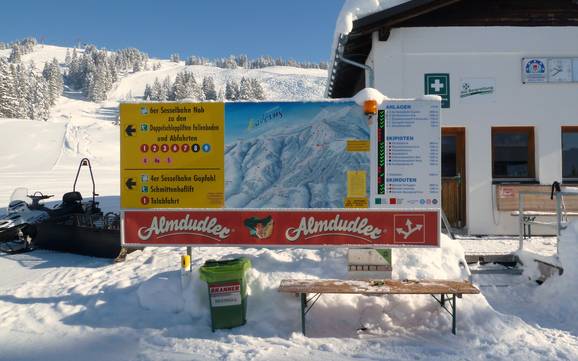 Laternsertal: orientation within ski resorts – Orientation Laterns – Gapfohl
