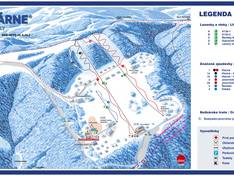Trail map Kasárne Javorníky – Makov