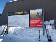 Exemplary information board Sorebois in Zinal