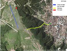 Trail map Krusevo