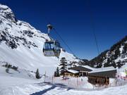 Seilbahn Rudolfshütte II (Grünsee-Weißsee) - 6pers. Gondola lift (monocable circulating ropeway)