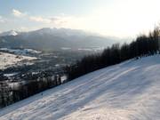 The challenging Czarna downhill run