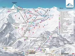Trail map Kitzsteinhorn/Maiskogel – Kaprun