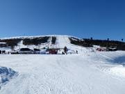View from Stötentorget over the ski area