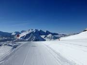 The use of 14 snow groomers definitely pays off.