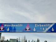 Signposting to the lifts