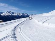 High-altitude trail Motta Naluns