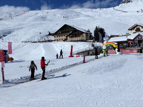 Family ski resorts Bernina Range – Families and children St. Moritz – Corviglia