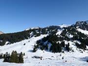 View over the Mellau ski area