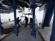 Assistance with getting on the chairlift