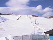 View of the wide slope