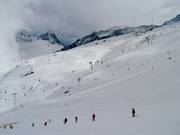 Slopes at the Lognan mid-station