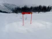 Slope signage in Raudalen