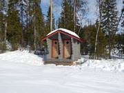 Sanitary facilities in the ski resort of Levi