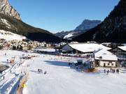Beginner area in Corvara