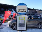 Extensive ski bus network in Spindlermühle