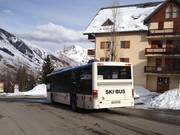 The ski bus from Saint Sorlin