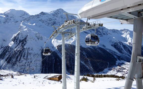 Ski lifts Ortles Region – Ski lifts Sulden am Ortler (Solda all'Ortles)