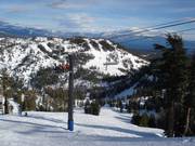 View of Scott Peak with Lake Tahoe