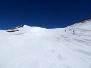 Watles slope at the upper four-seater chairlift