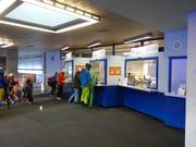 Well-maintained ticket area at the Parsennbahn